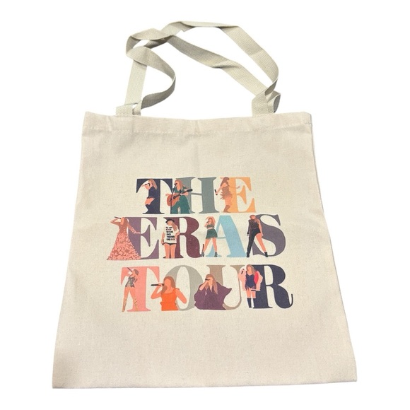 Taylor Swift The Eras Tour Canvas Tote Fan Made Double Sided - Picture 4 of 5